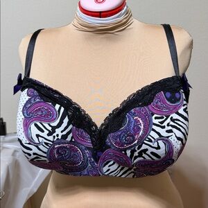 Cacique Black Lace Bra